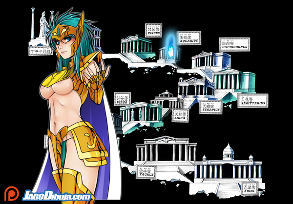 Aquarius by Jago - NSFW, Jago, Jagoart, Saint Seiya, Anime