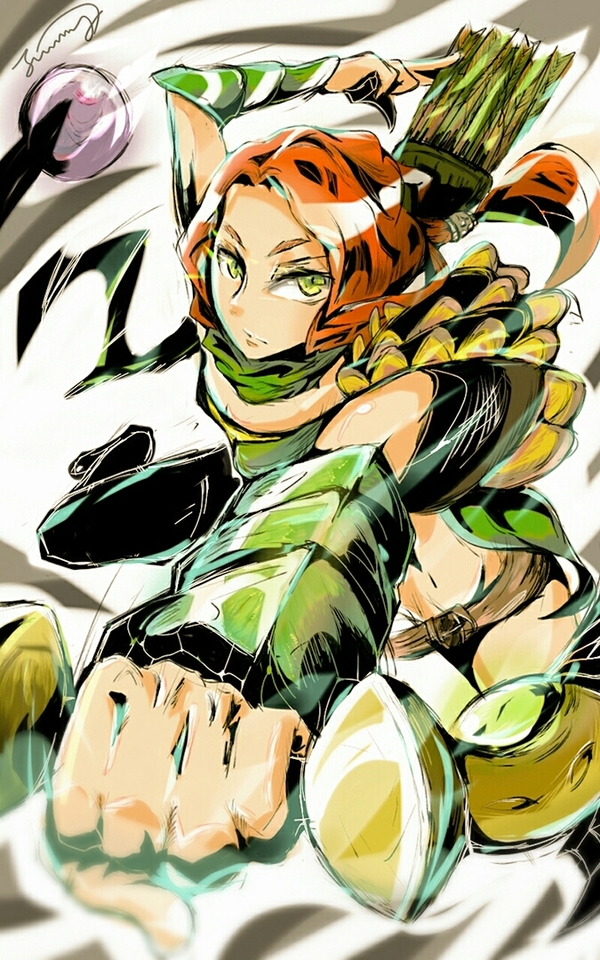Lyralei the Windranger Dota, Dota 2, Lyralei, Windranger, Dota 2 Art