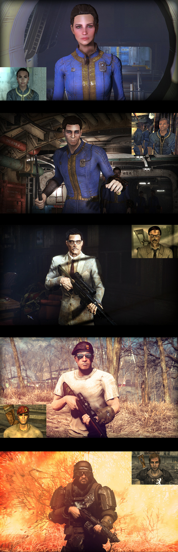   Fallout 3 (  Fallout NV)  Fallout 4