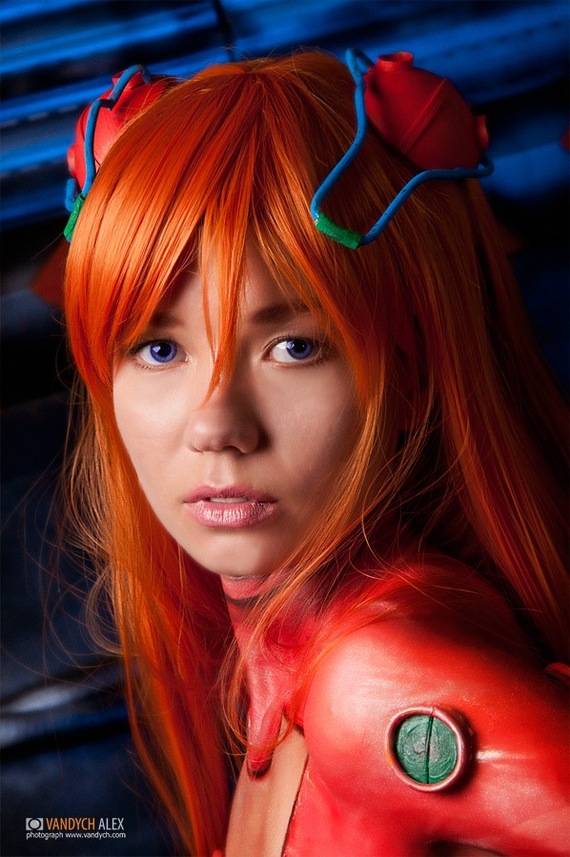 Asuka cosplay - NSFW, Cosplay, Evangelion, Asuka langley, , Bodypainting, Anime, Longpost