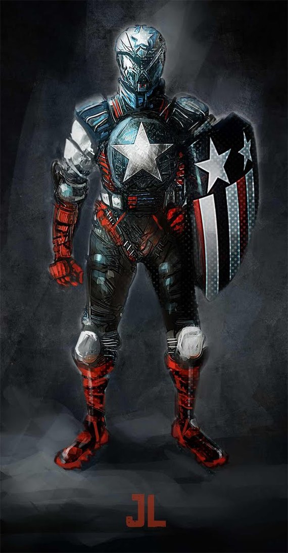 Немного редизайнов Капитана Америки