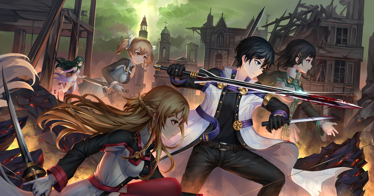 Где гг девушка. Sword Art online аниме. Аниме арт Sword Art online. Аниме мастера меча битва. Аниме Академия Мечников Святой меч.