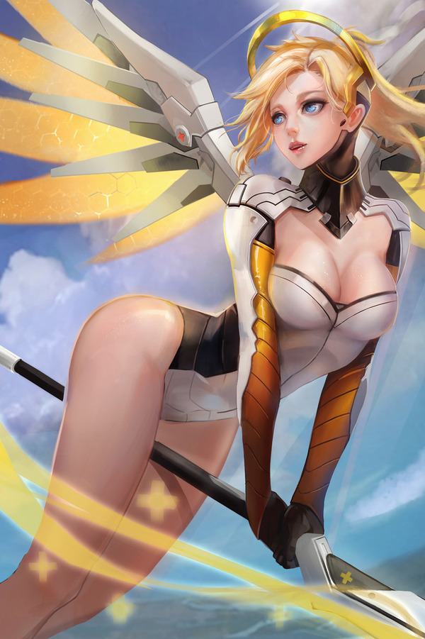 Mercy (Overwatch) - NSFW, Overwatch, Blizzard, Mercy, Overwatch art