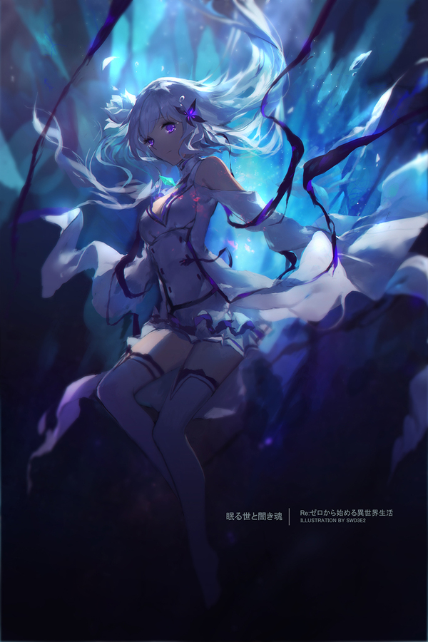Emilia Anime Art, , , Swd3e2, Re:Zero Kara, Emilia
