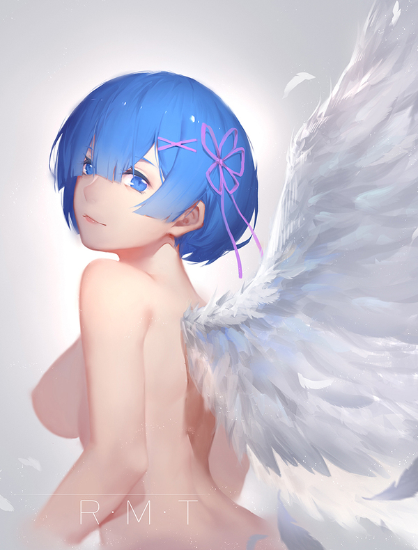 Богиня. - NSFW, Аниме, Anime Art, Re:Zero Kara, Rem, Rem (Re:Zero Kara)