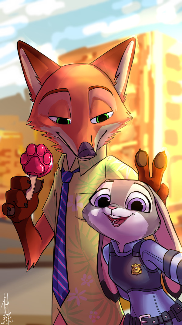    ) Judy Hopps, ,  , Nick Wilde, ,   , 