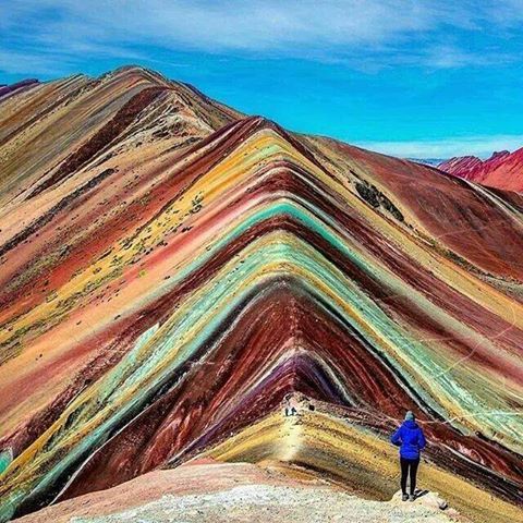 перу радужные горы фото