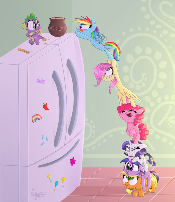  . My Little Pony, Mane 6, Spike, 