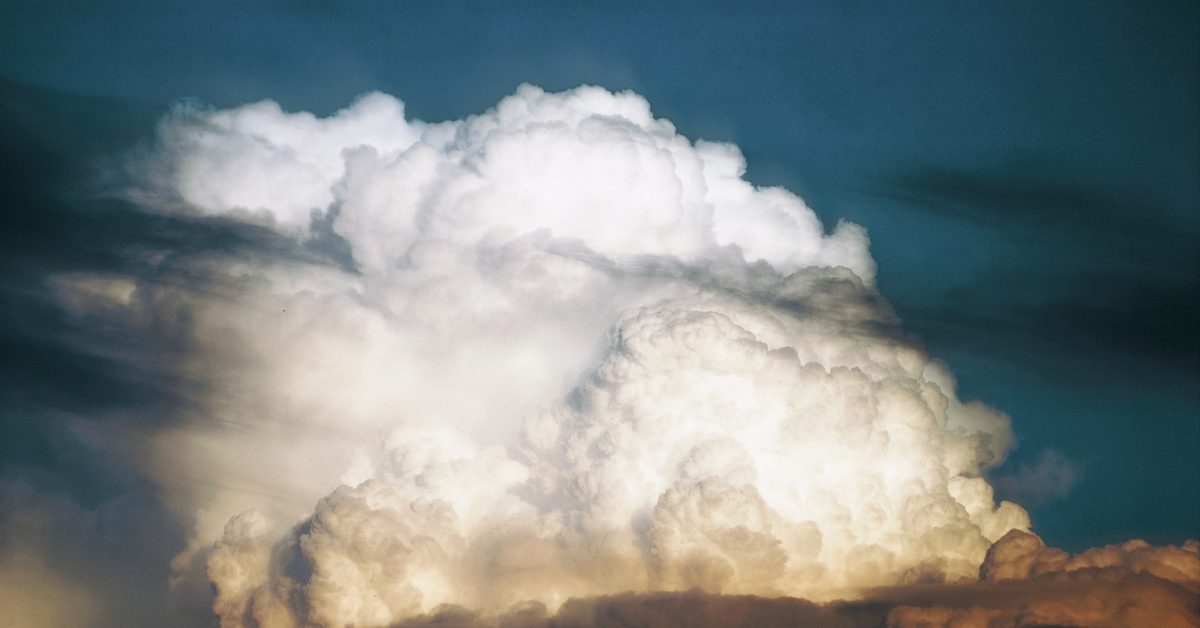 Cloud mine. Фото ядерного облака в о Флориде.