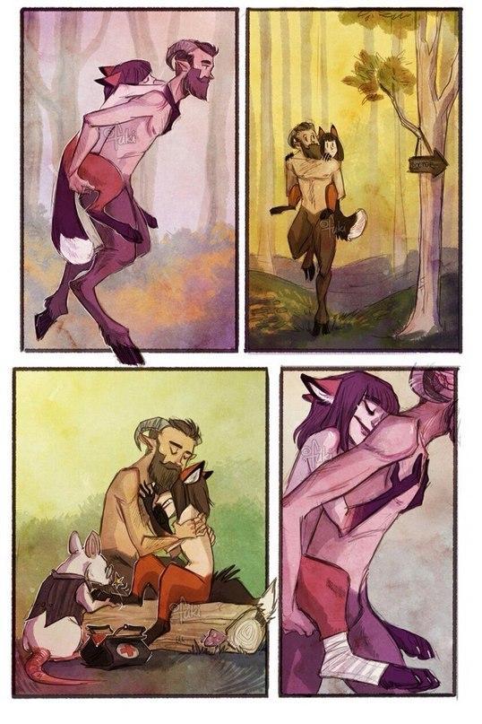 Chanterelle - NSFW, Fox, Fox, Deviantart, Comics, Longpost