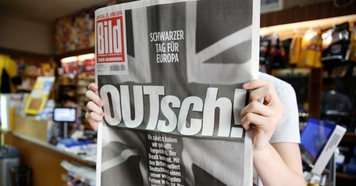 German newspapers. Bild Life German News channel.