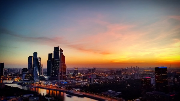 Вечерняя Москва. | Пикабу