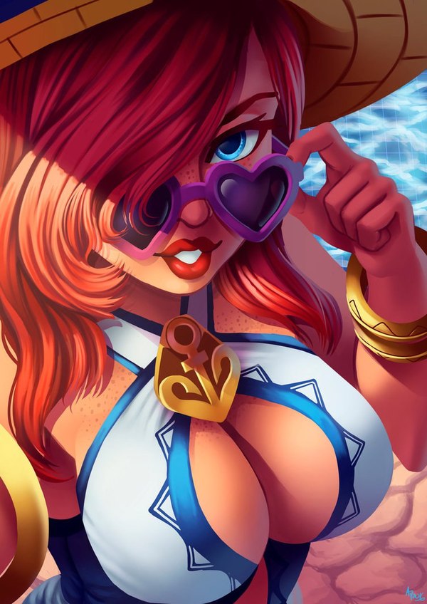 Miss Fortune Miss Fortune, League of Legends, Anime Art, 