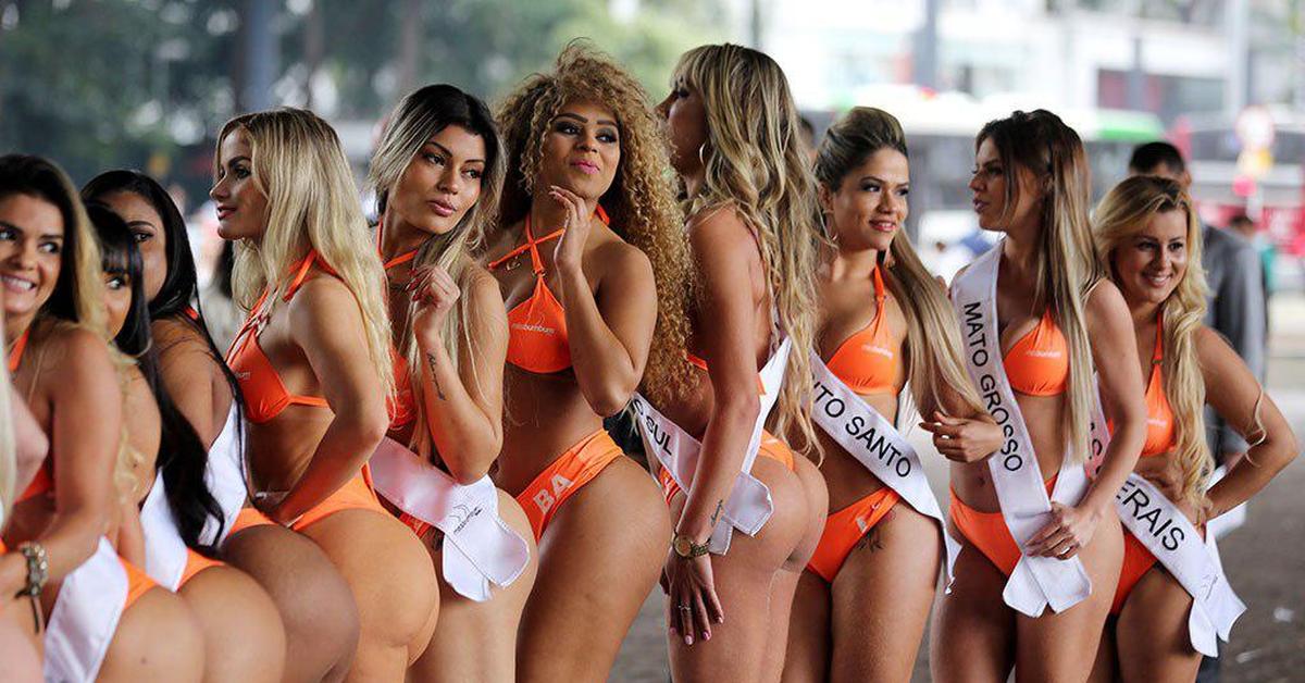 В Сан-Паулу стартовал ежегодный конкурс «Мисс Бум-Бум», Конкурс красоты, Бр...