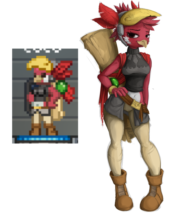 Starbound: Coco Et-ya, DeviantArt, , Starbound