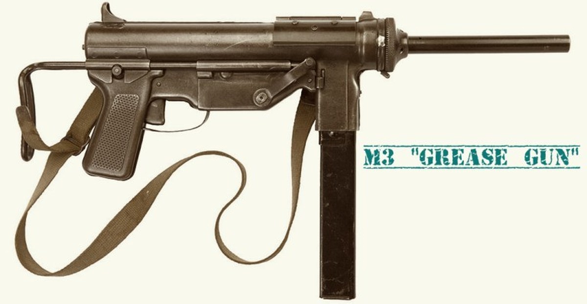 Третья м. M3 Grease Gun. M3 пистолет-пулемёт. Пистолет-пулемет м3 Grease Gun. М3а1 пистолет пулемет.