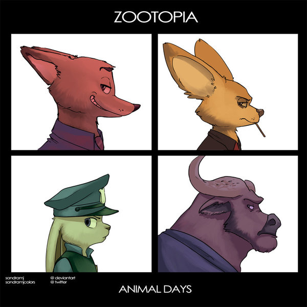   Sandramj, , Nick Wilde, Judy Hopps, Finnick the Fennec,  