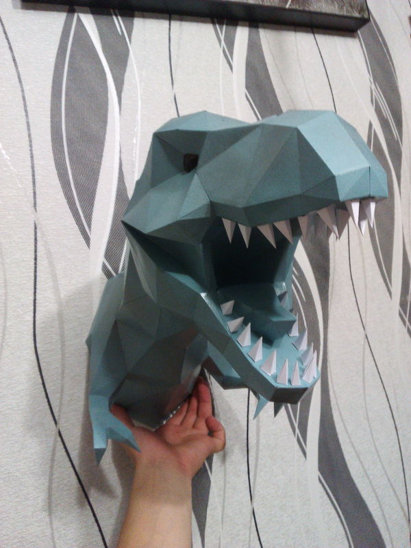 T-Rex Pepakura, Papercraft, , 