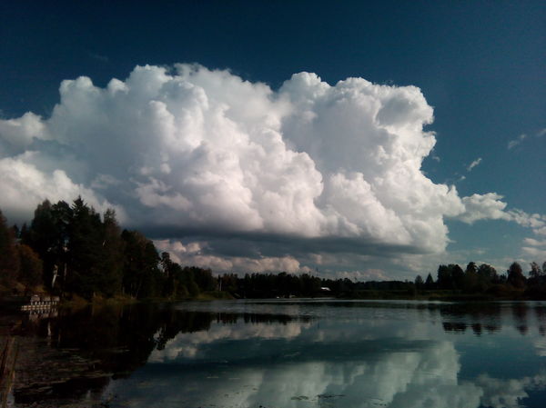 A photo. Cloud. River. My. - My, Photo, Nature, River, My