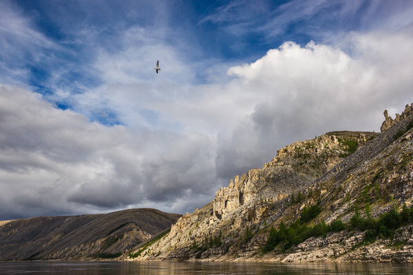 On the river Kotuy - My, Photo, Landscape, 