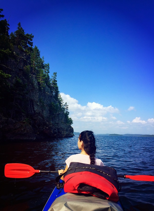 Karelia for two. - My, Travelers, Tourism, Ladoga, Sortavala, Kayak, Travels, Hike, Longpost