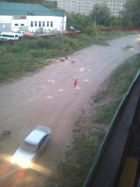 In Chuvashia, children repaired a road that officials could not repair for more than 3 years - Road, Chuvashia, Children, Pit, Longpost