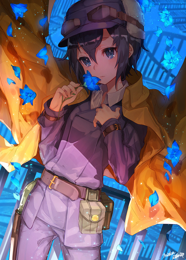 Delphinium - Anime, Anime art, Kino no tabi, Kino, 