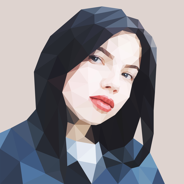 Working at Low Poly - My, , Low poly, Polygon, , 
