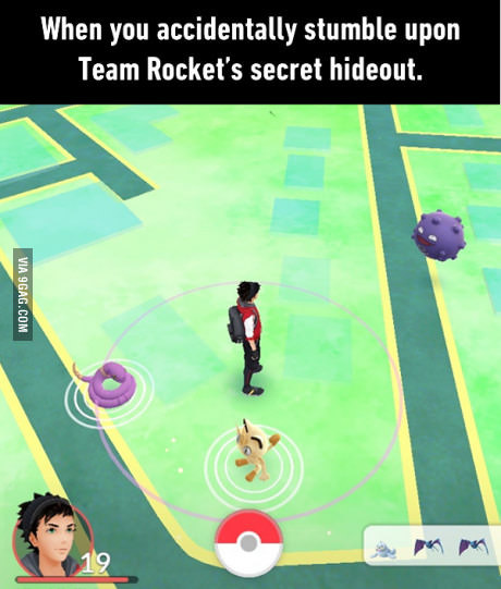 To save the world from destruction! - Pokemon GO, 9GAG, Team R