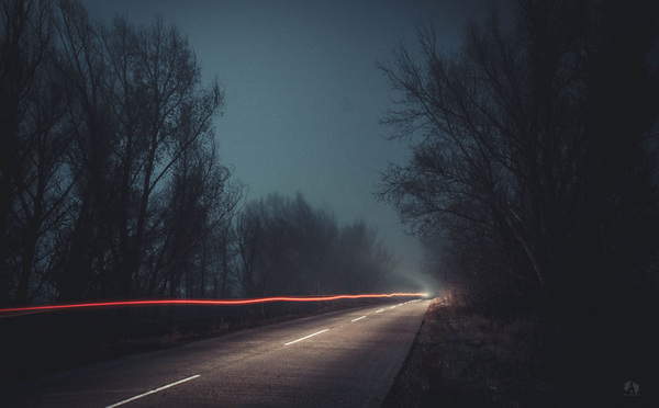 Road to Nowhere - My, Fog, Road, Silent Hill, Kripota, Photo, beauty
