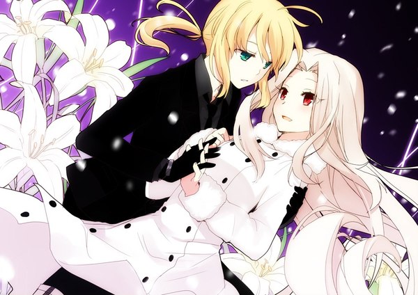 Cute couple - Anime, Anime art, Irisviel Von Einzbern, Saber, Fate Zero, Fate