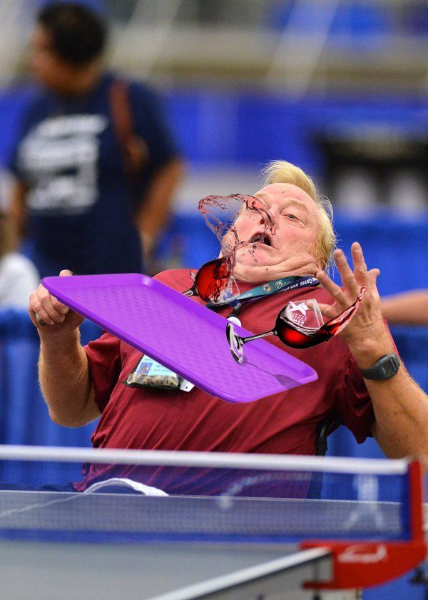 Photographs of a table tennis player - Fotozhaba, Tennis, Sport, Longpost, 9GAG