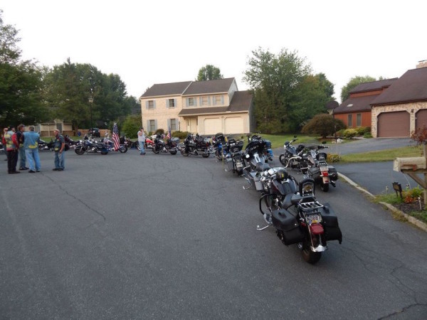 Bikers support teen with Down syndrome on his first day of high school - Bikers, Motorcyclist, Support, Teenagers, Children, School, Disease, Longpost, Motorcyclists