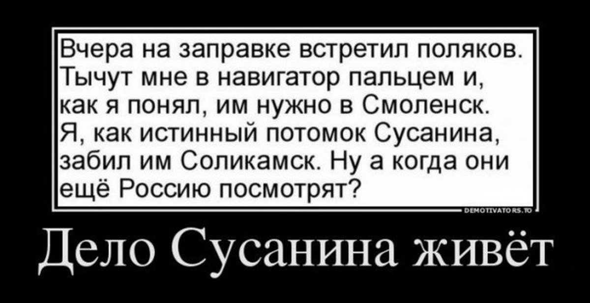 Констатирую факт. Поляки демотиваторы. Анекдоты про Поляков смешные. Поляки прикол. Приколы про Сусанина.