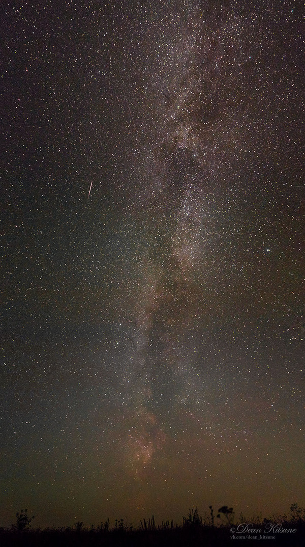 Panorama of the Milky Way near Penza - Stars, My, Photo, Sony, Penza, Milky Way