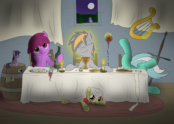 " " My Little Pony, Smokey Debt,  , , Lyra Heartstrings, Berry Punch, Applebloom