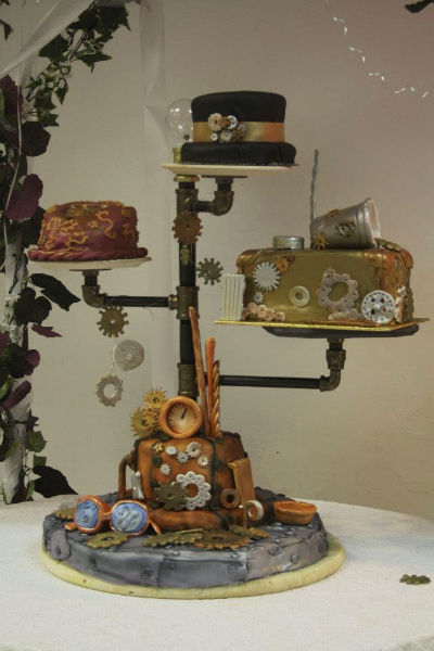 edible steampunk - Cake, Photo, Longpost, Steampunk