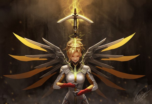 Overwatch Mercy - Overwatch, Mercy, Art