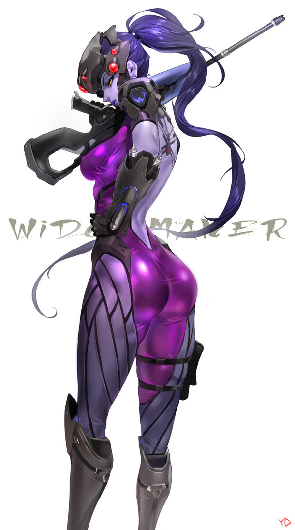 Widowmaker - Widowmaker, Blizzard, Overwatch, Арт