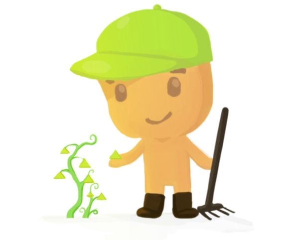 Cookie gardener - My, Cookie, Peekaboo, Garden, pros