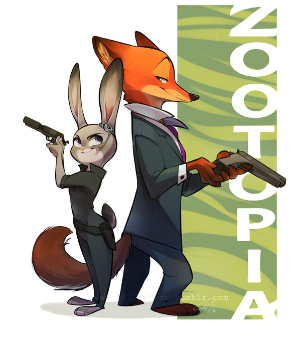      , , , Nick Wilde, Judy Hopps, , , Lillayfran, Birchly