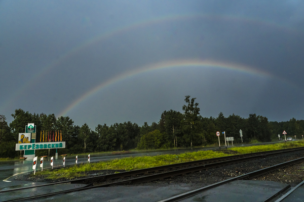 Double Rainbow - My, Photo, The photo, Double Rainbow, , Photographer, Russia, Kuzbass