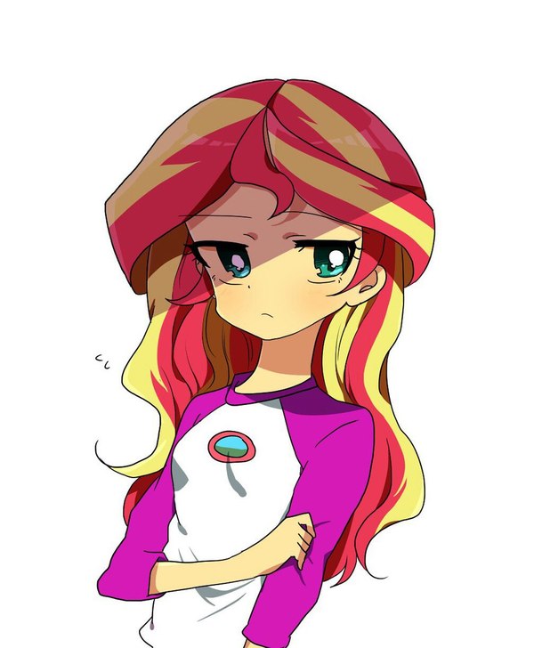 Sunset shimmer - Humanization, My little pony, Sunset shimmer