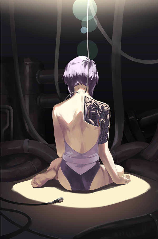 Kusanagi motoko - Anime art, Anime, Ghost in armor, Kusanagi motoko