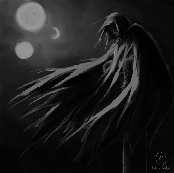 O Death - My, Digital drawing, Art, Sketch, Kakerufuidjo, Original art