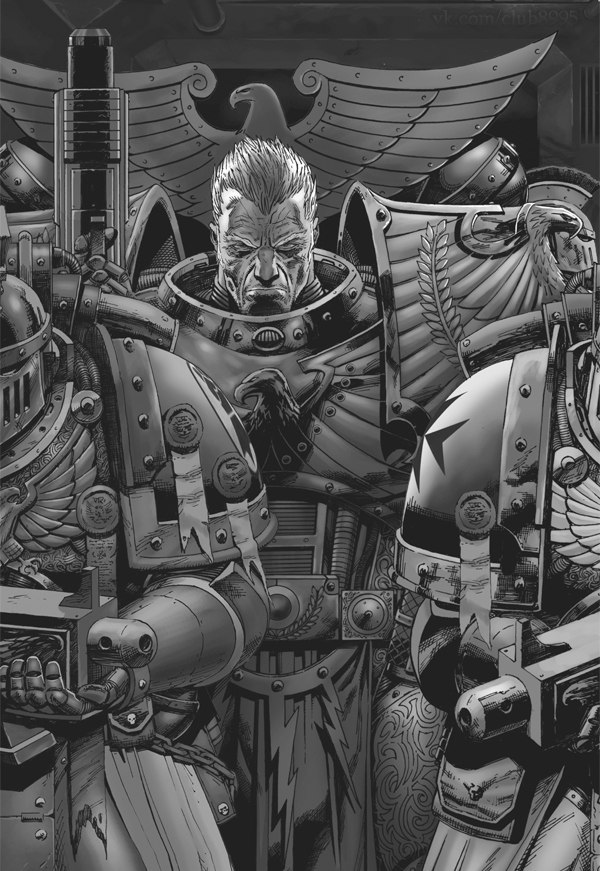 Illustrations for books on the Horus Heresy (part 4). - Warhammer 30k, Death guard, Emperor`s Children, Dark Angels, Alpha-legion, Mechanicum, Horus heresy, Art, Longpost