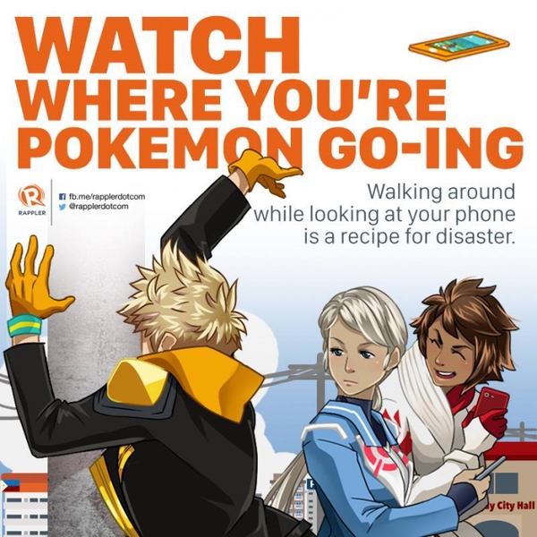 Будьте осторожны, постеры по мотивам предупреждений Pokemon GO - Покемоны, Фан-Арт, Pokemon GO, Длиннопост