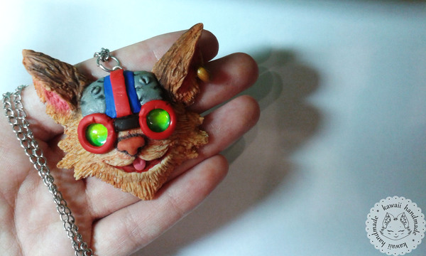 Мордашка Зиггса (League Of Legends) из полимерной глины