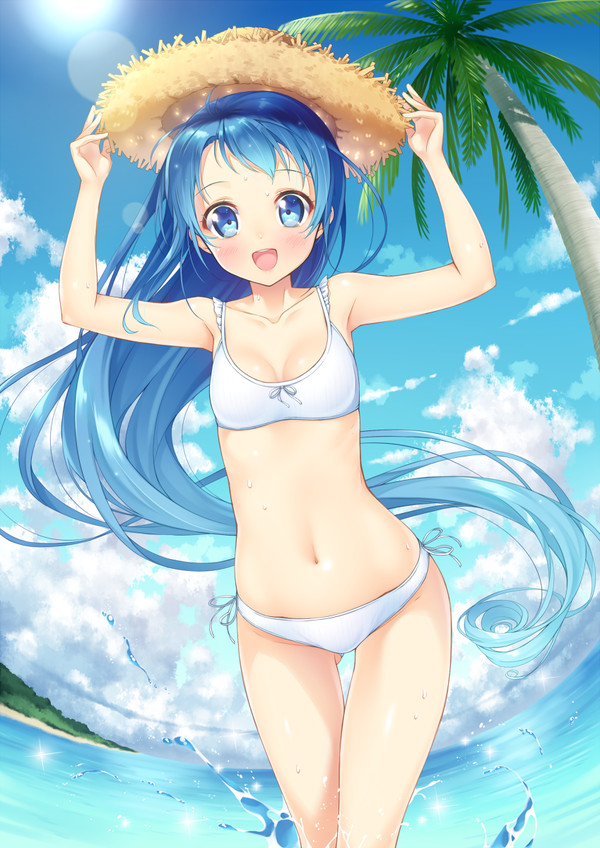 Summer Samidare - Anime, Anime art, Kantai collection, Samidare