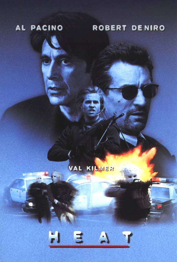 I advise you to watch the film FIGHT (1995) - I advise you to look, USA, Drama, Crime, Al Pacino, Robert DeNiro, Val Kilmer, Tom Sizemore, Video
